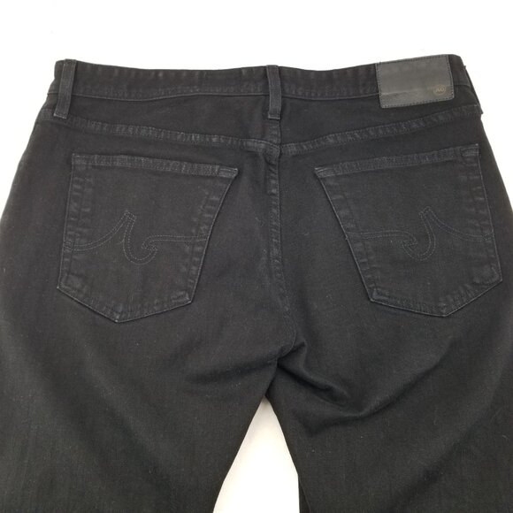 AG Adriano Goldschmied Jeans Mens 34x32 Black Denim The Graduate Tailored Leg - Picture 3 of 10